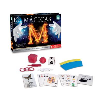 Jogo de Mágicas Infantil com 10 Truques - Nig